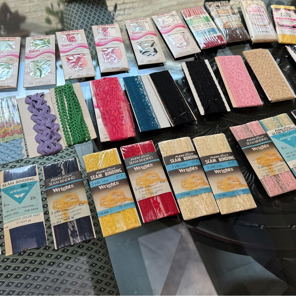 Assorted Seam Binding and Trim Collection
